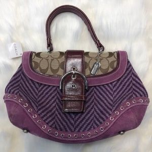 VINTAGE COACH LIMITED EDITION HANDBAG